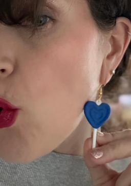 3 Pack Heart Lollipop Earrings | Valentine's Day Jewelry | Lightweight Earrings 10