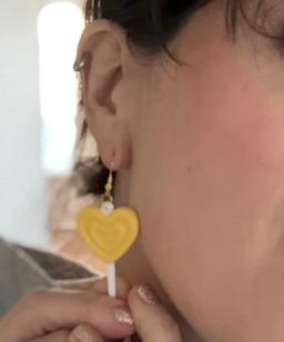 3 Pack Heart Lollipop Earrings | Valentine's Day Jewelry | Lightweight Earrings 8