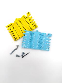 Bolt & Screw Gauge Tool | Metric/SAE Thread Sizing Guide | Workshop Organizer | Custom Team Colors 4