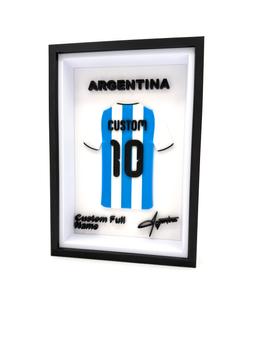 Custom Soccer Framed Jerseys | France, Argentina, Brazil | 3D Printed World Cup Gift 6