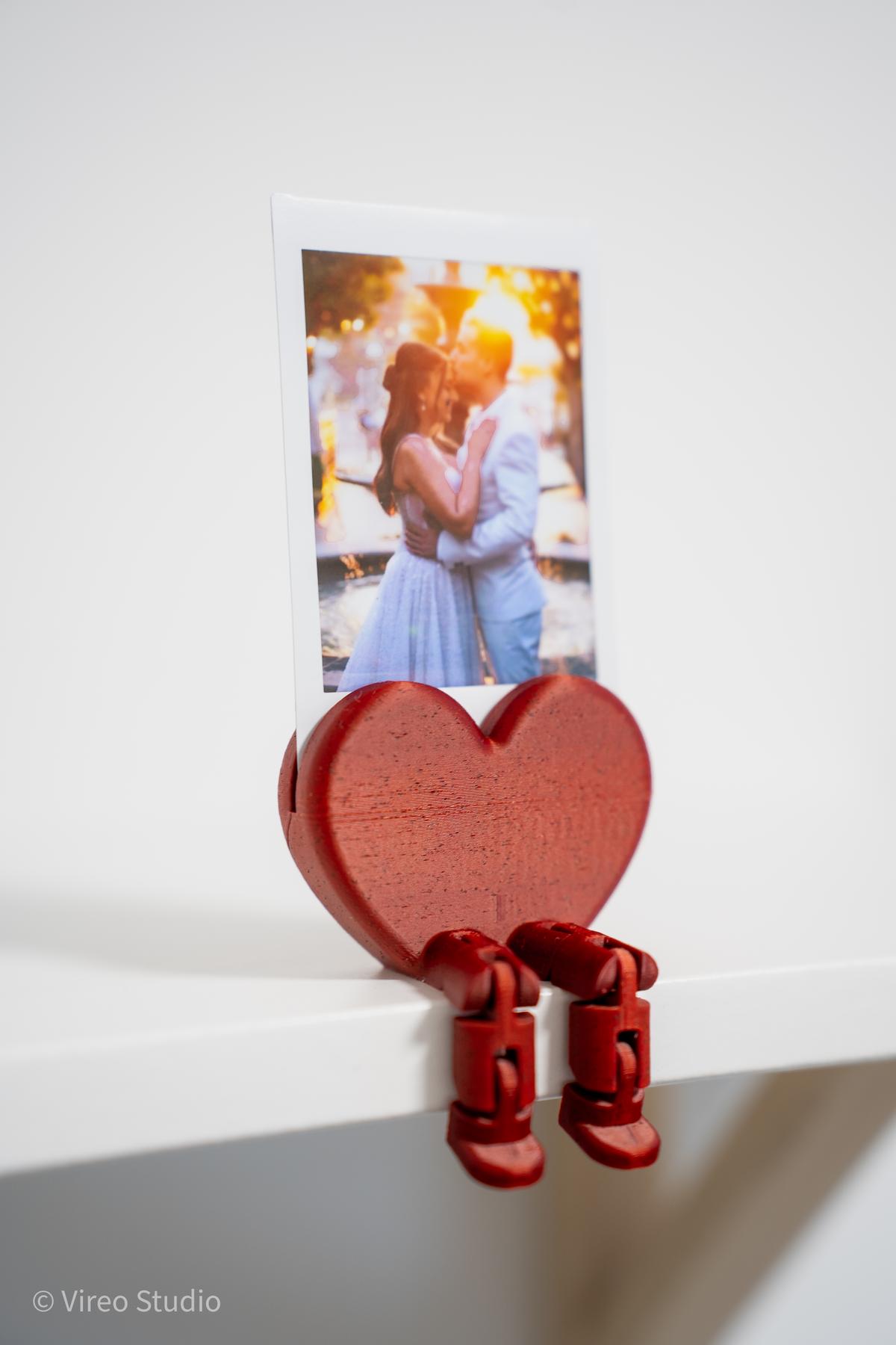 Flexi Heart Photo Holder (3-pack)