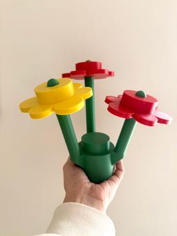 Lego Flower Bouquet 3D Printed Brick Flowers Medium Home Decor Gift Birthday Housewarming Desk Accessory Toy Art 11