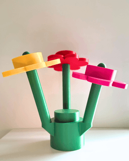 Lego Flower Bouquet 3D Printed Brick Flowers Medium Home Decor Gift Birthday Housewarming Desk Accessory Toy Art 5