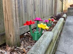 Lego Flower Bouquet 3D Printed Brick Flowers Medium Home Decor Gift Birthday Housewarming Desk Accessory Toy Art 8