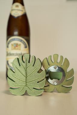 Monstera Leaf Bottle Opener | 3D Printed Beer Opener | Tropical Kitchen Bar Decor | Plant Lover Gift | PETG 8