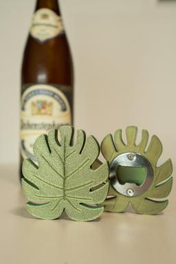 Monstera Leaf Bottle Opener | 3D Printed Beer Opener | Tropical Kitchen Bar Decor | Plant Lover Gift | PETG 9