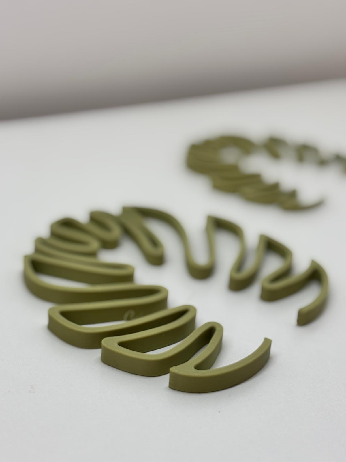 Monstera Stem Support | 3D Printed Plant Holder for Monstera Philodendron Pothos | Houseplant Trellis