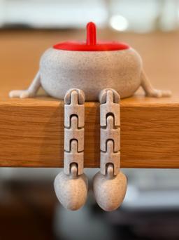 New! Curling Stone Buddy - 3D Printed Articulated Flexi Desk Figure - Winter Sports Decor - Custom Colors Available 13