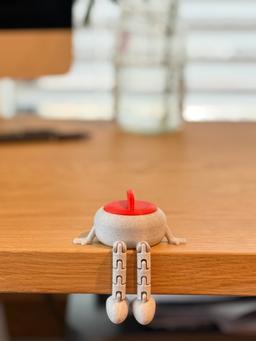 New! Curling Stone Buddy - 3D Printed Articulated Flexi Desk Figure - Winter Sports Decor - Custom Colors Available 16