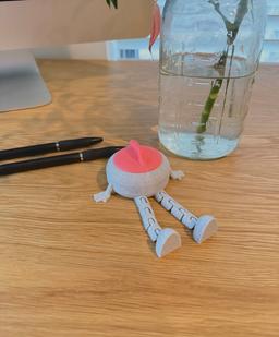 New! Curling Stone Buddy - 3D Printed Articulated Flexi Desk Figure - Winter Sports Decor - Custom Colors Available 19