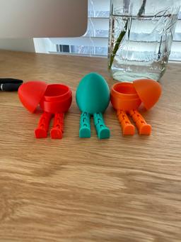 New! Easter Flexi Egg Toy 3-Pack - Fleggy Articulated Fidget Easter Eggs - 3D Printed USA 11