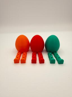 New! Easter Flexi Egg Toy 3-Pack - Fleggy Articulated Fidget Easter Eggs - 3D Printed USA 4