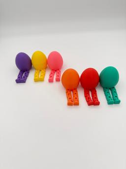 New! Easter Flexi Egg Toy 3-Pack - Fleggy Articulated Fidget Easter Eggs - 3D Printed USA 7