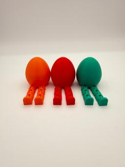 New! Easter Flexi Egg Toy 3-Pack - Fleggy Articulated Fidget Easter Eggs - 3D Printed USA 9