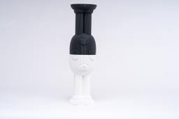 Paw Pot Tall Vase | Modern 3D Printed Planter | Unique Ridged Textured Design | Kowafatcompany Studio Art 21