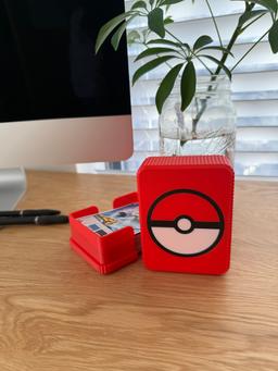 Pokemon Card Holder 3D Printed Pokeball Deck Box TCG Storage Case PLA Plastic Gift 2
