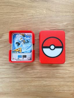 Pokemon Card Holder 3D Printed Pokeball Deck Box TCG Storage Case PLA Plastic Gift 3