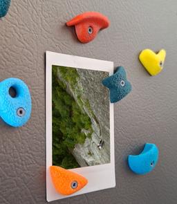 Rock Climbing Magnets Set - Mini Bouldering Holds for Fridge - Climber Gift - 3D Printed Climbing Wall Decor 2