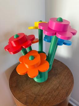 XL Block Flower Bouquet | 3D Printed Decorative Flowers | Build Your Own Display | Home Decor Gift 11