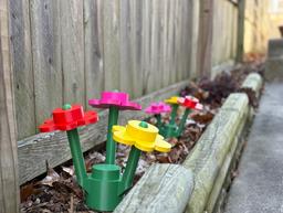 XL Block Flower Bouquet | 3D Printed Decorative Flowers | Build Your Own Display | Home Decor Gift 12