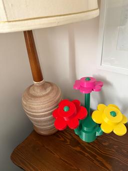 XL Block Flower Bouquet | 3D Printed Decorative Flowers | Build Your Own Display | Home Decor Gift 3