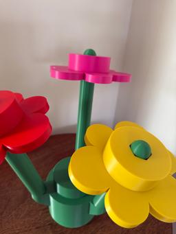 XL Block Flower Bouquet | 3D Printed Decorative Flowers | Build Your Own Display | Home Decor Gift 8