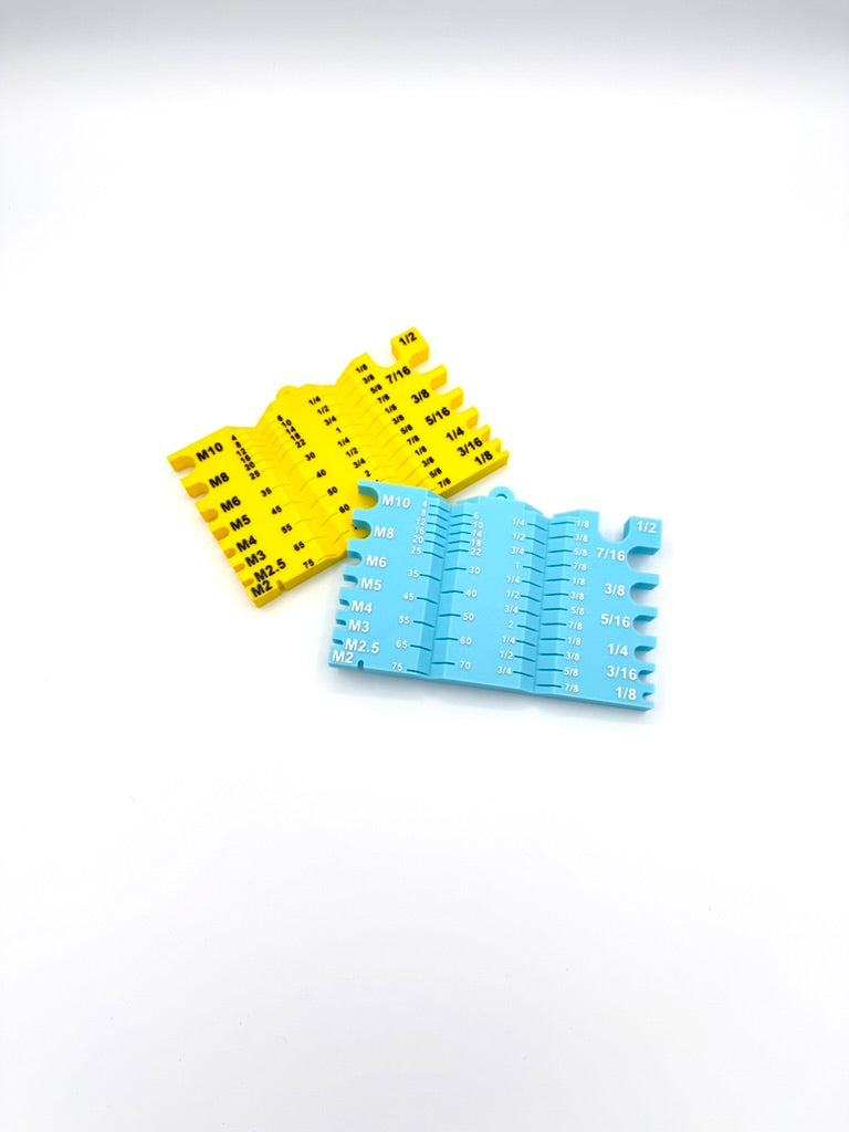 Bolt & Screw Gauge Tool | Metric & SAE | Custom Team Colors