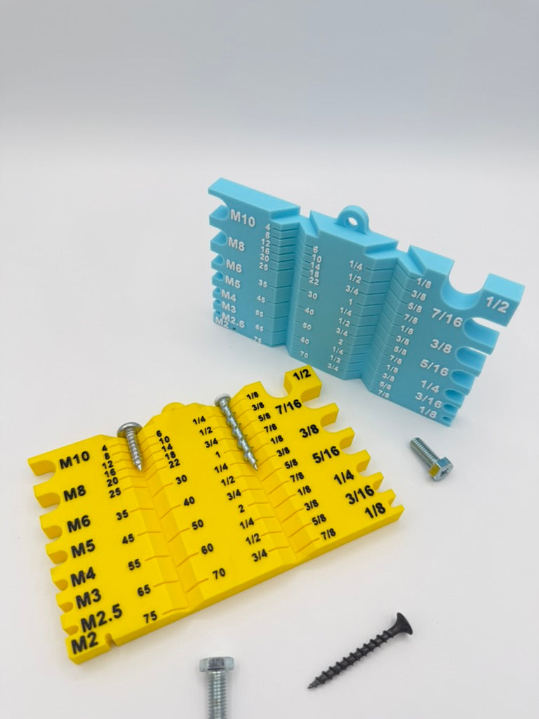 Bolt & Screw Gauge Tool | Metric & SAE | Custom Team Colors
