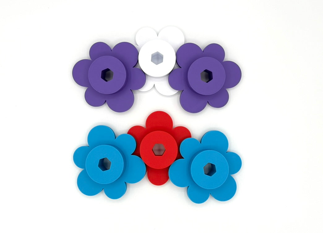 Block Flower Add-On Pack (Set of 3) | For Seasons & Teams