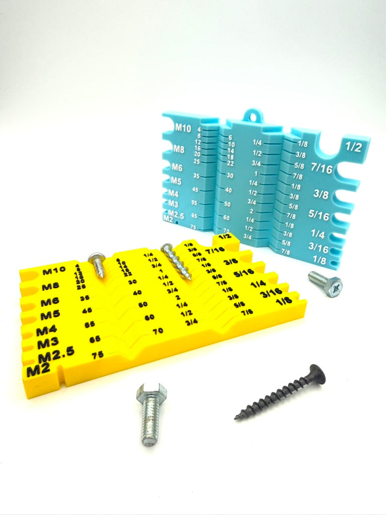 Bolt & Screw Gauge Tool | Metric & SAE | Custom Team Colors