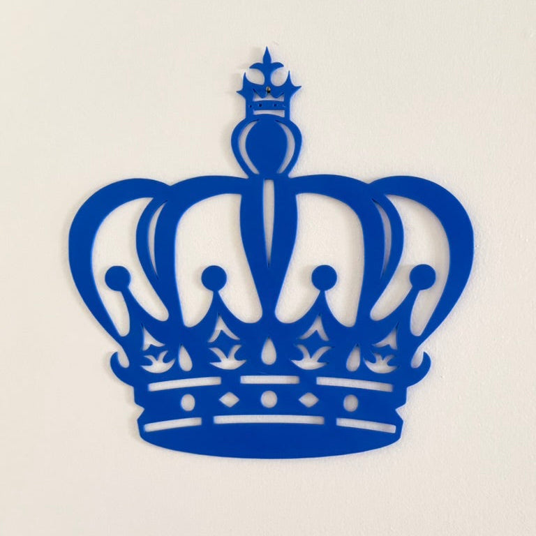 Crown Wall Art — Modern Line Art Royal Crown Silhouette