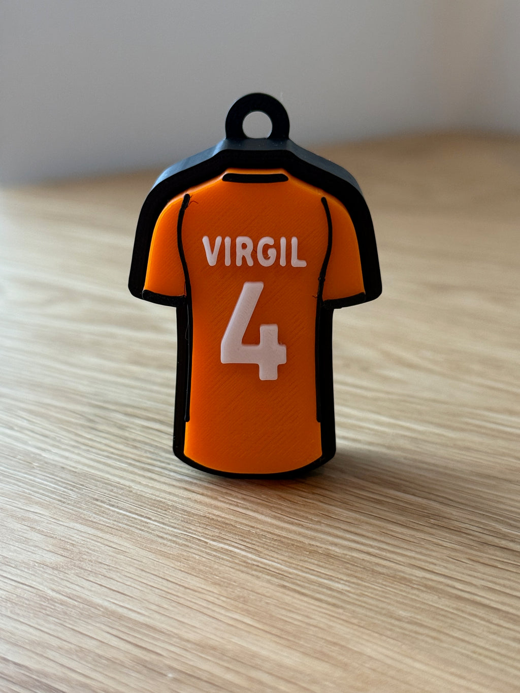 Soccer Jersey Fidget Clicker — Custom Name & Number | Mechanical Switch Keychain