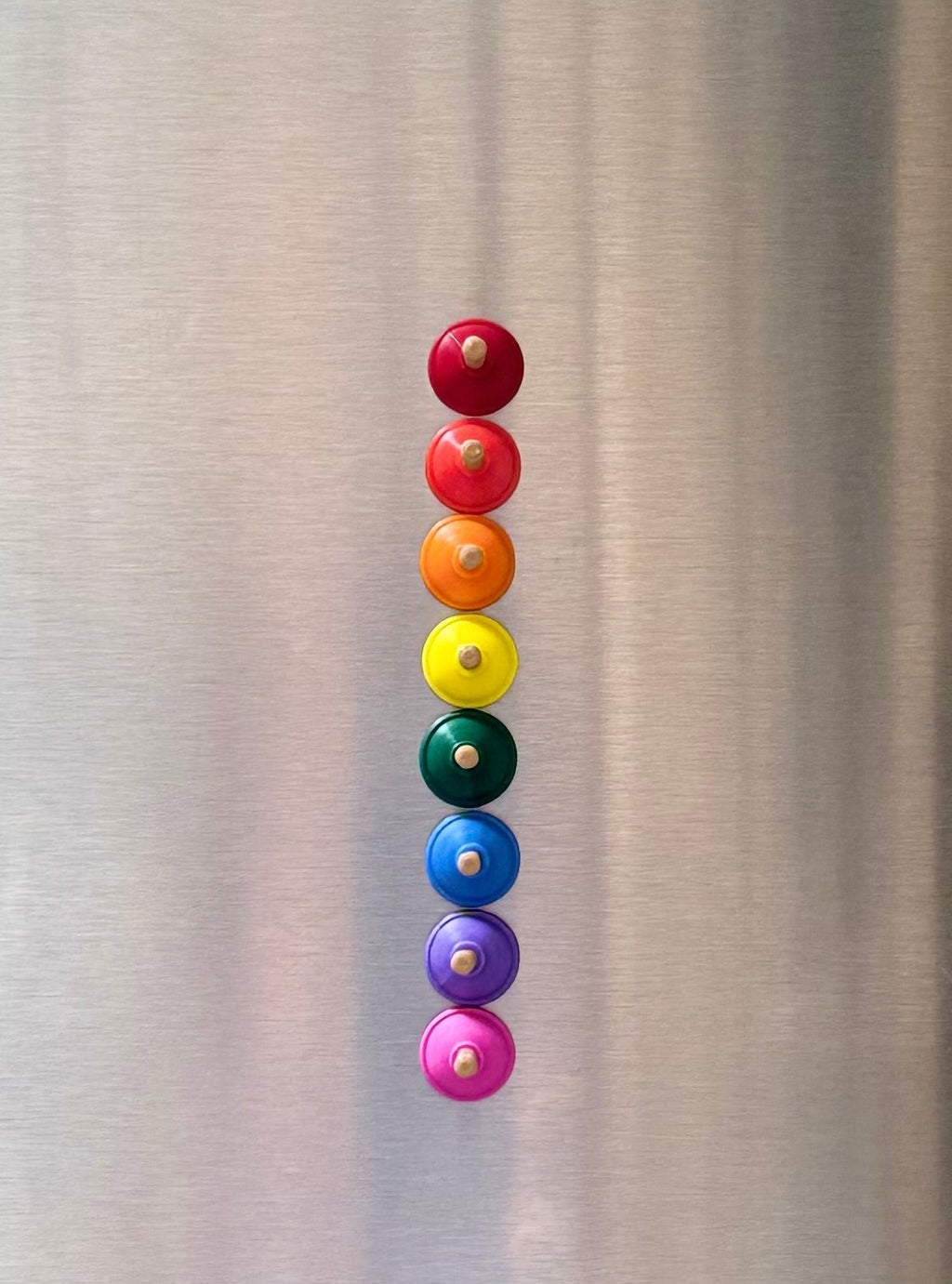 Plunger Fridge Magnets Set of 6, Novelty Toilet Plunger Magnet Gift, Funny Kitchen Decor, Choose Your Colors, Handmade USA