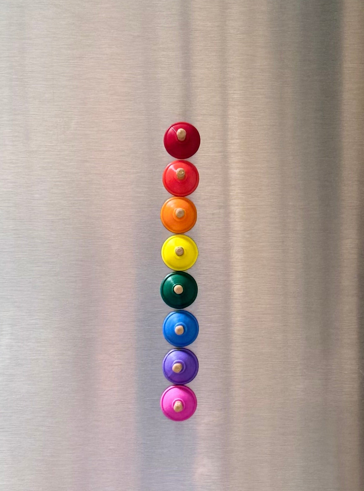 Plunger Fridge Magnets Set of 6, Novelty Toilet Plunger Magnet Gift, Funny Kitchen Decor, Choose Your Colors, Handmade USA