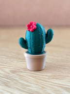 Cactus Fidget Clicker Toy, Desk Fidget Cactus in Pot, Satisfying Click Toy, Handmade USA Stress Relief Gift