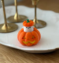 Jack-o-Lantern Ghost Fidget Toy, Halloween Pumpkin Clicker, Cute Ghost Desk Toy, Handmade Halloween Gift, Satisfying Click Stress Toy