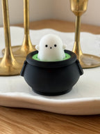 Ghost Cauldron Fidget Clicker, Halloween Pop It Toy, Spooky Click Toy, Cute Ghost Gift, Stocking Stuffer