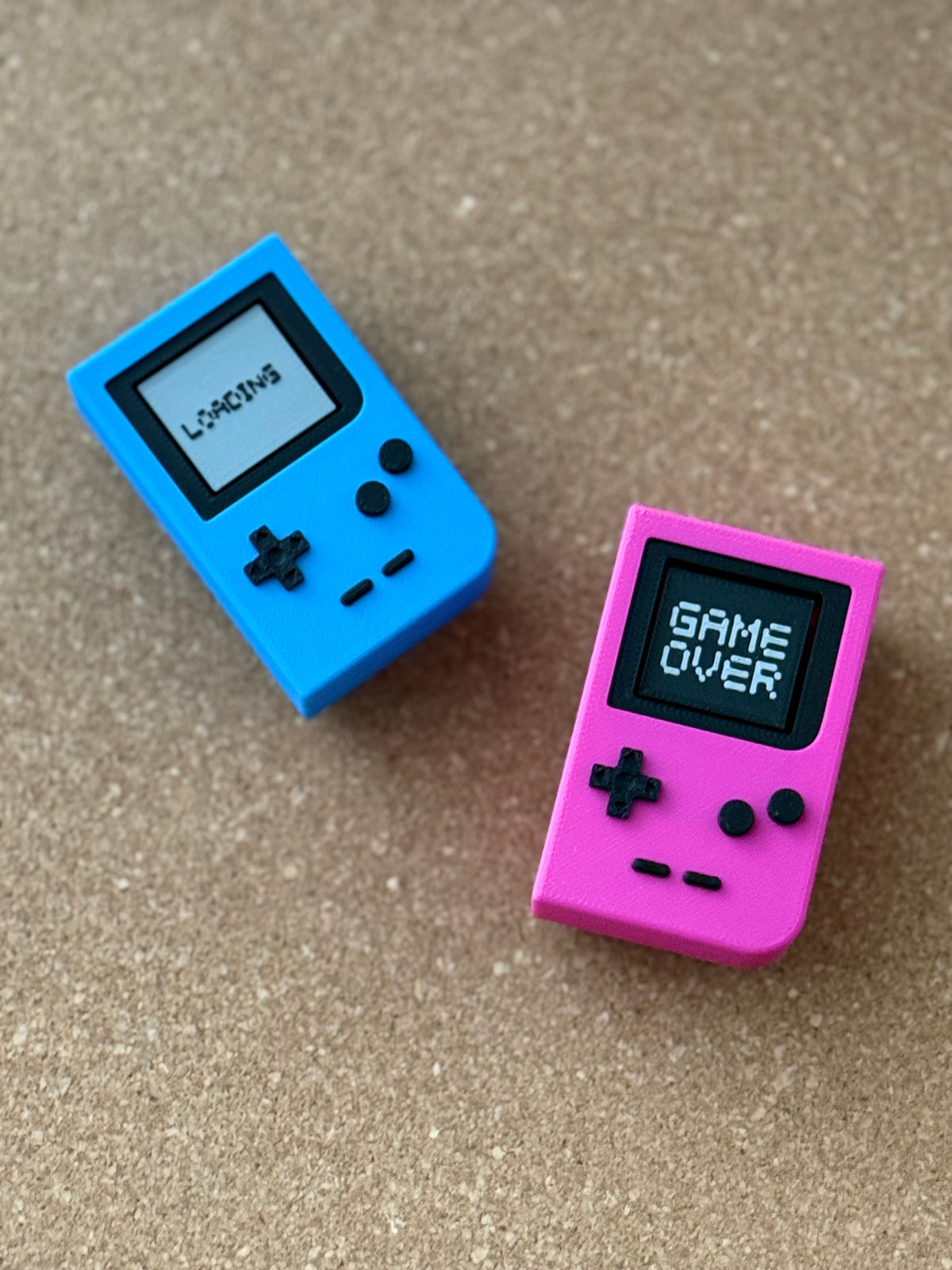 Retro Gameboy Fidget Clicker, Personalized Screen Text, Clicky Mechanical Switch Sensory Toy, Handmade USA Fidget Gift for Gamers