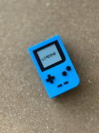 Retro Gameboy Fidget Clicker, Personalized Screen Text, Clicky Mechanical Switch Sensory Toy, Handmade USA Fidget Gift for Gamers