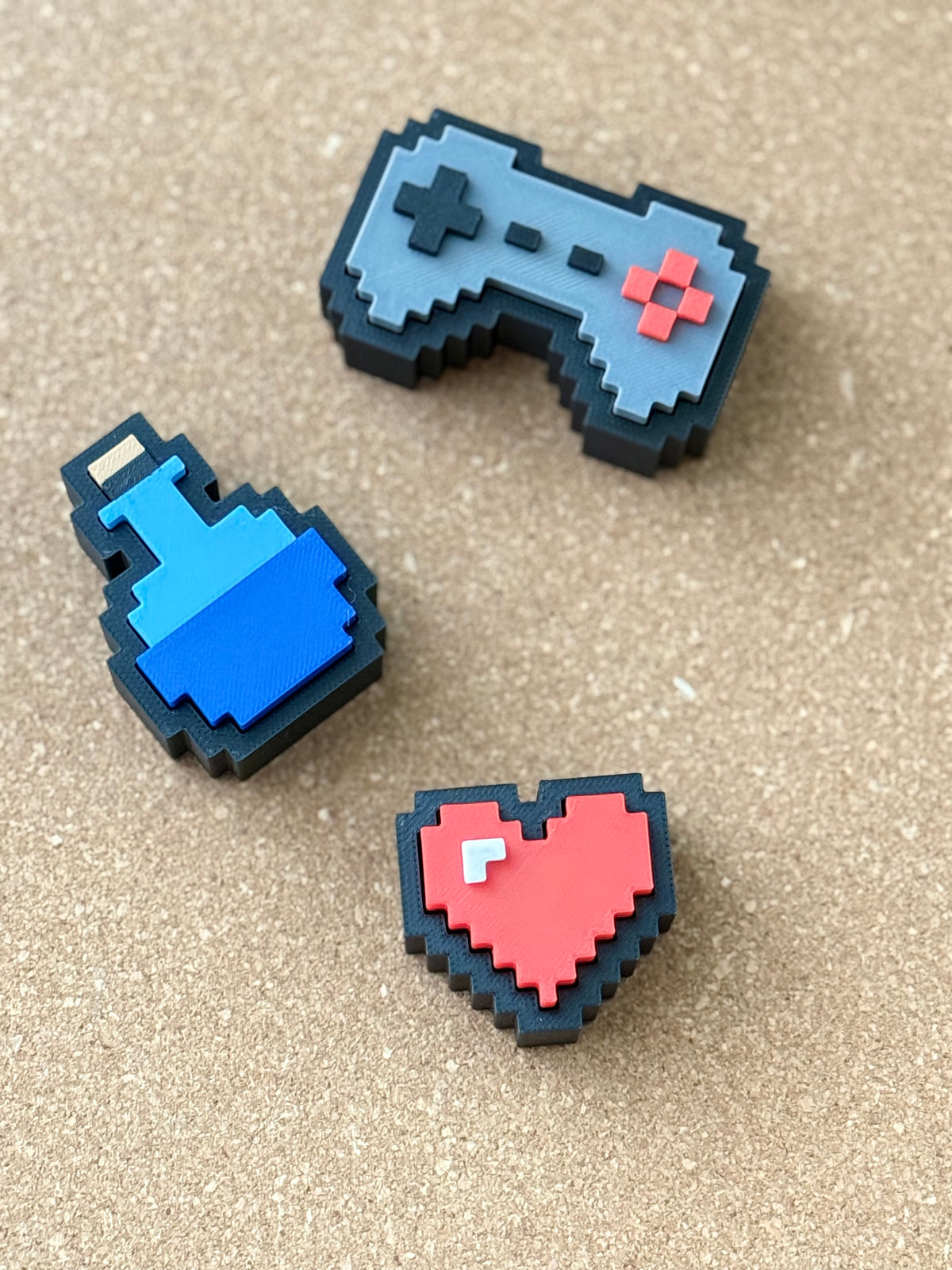 Potion Bottle Fidget Toy, Pixel Art Clicker, Retro Video Game Gift, Clicky Keyboard Switch Sensory Toy
