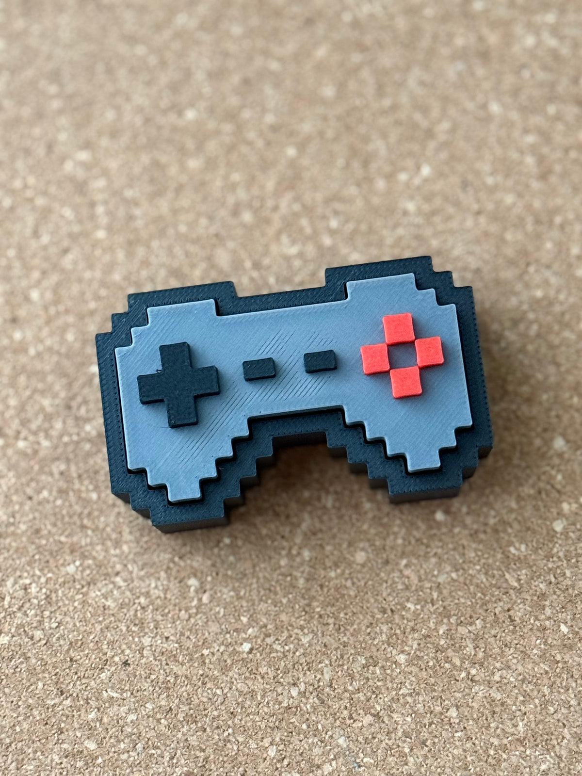 Retro Game Controller Fidget Clicker, 8-Bit Pixel Art Toy, Clicky Keyboard Switch, Gamer Gift, Handmade USA Desk Toy