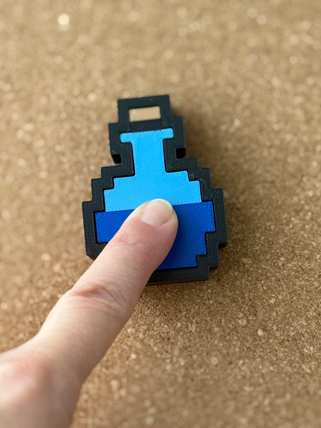 Potion Bottle Fidget Toy, Pixel Art Clicker, Retro Video Game Gift, Clicky Keyboard Switch Sensory Toy