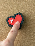 Heart Fidget Clicker Toy, Retro Icon Clicker with Keyboard Switch, Valentine's Day Gift, Handmade USA Fidget Toy, Stress Relief Desk Toy