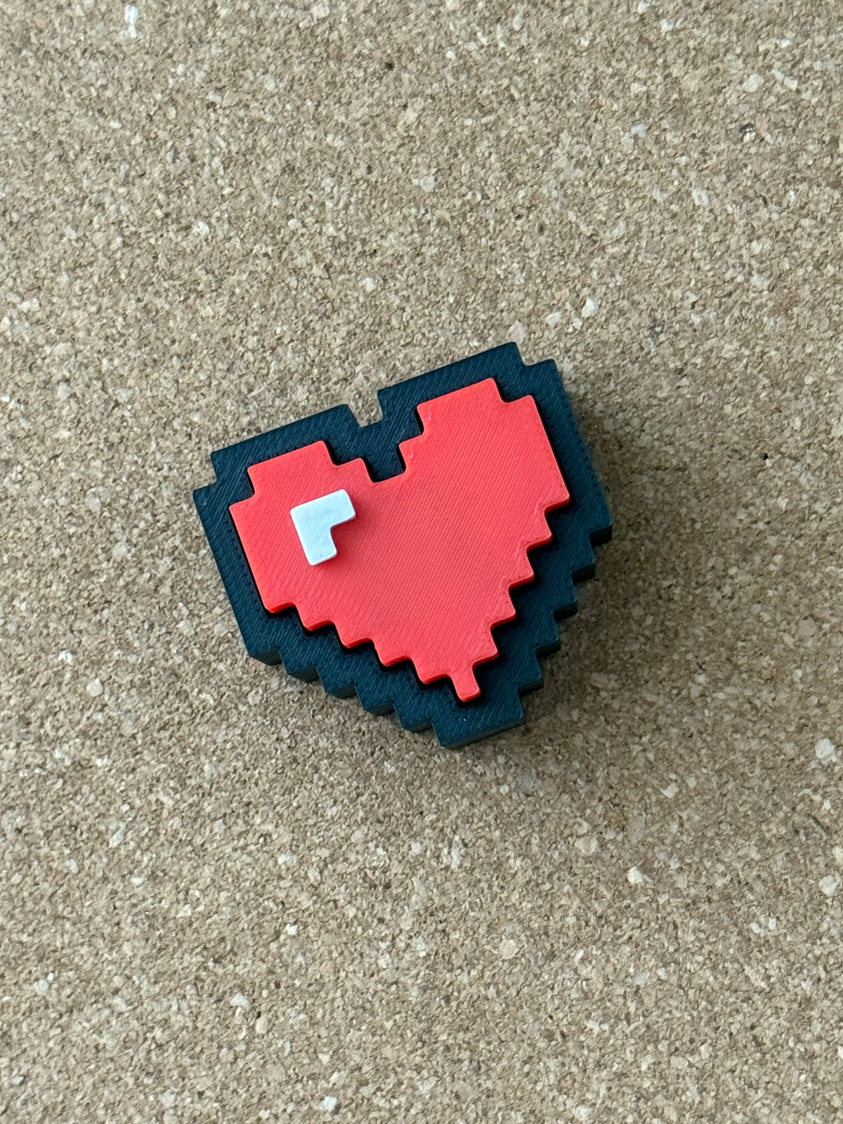 Heart Fidget Clicker Toy, Retro Icon Clicker with Keyboard Switch, Valentine's Day Gift, Handmade USA Fidget Toy, Stress Relief Desk Toy
