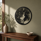 Anime Girl Face Wall Art