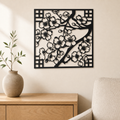 Cherry Blossoms Wall Art — Framed Blossom Branch Silhouette | 2 Sizes