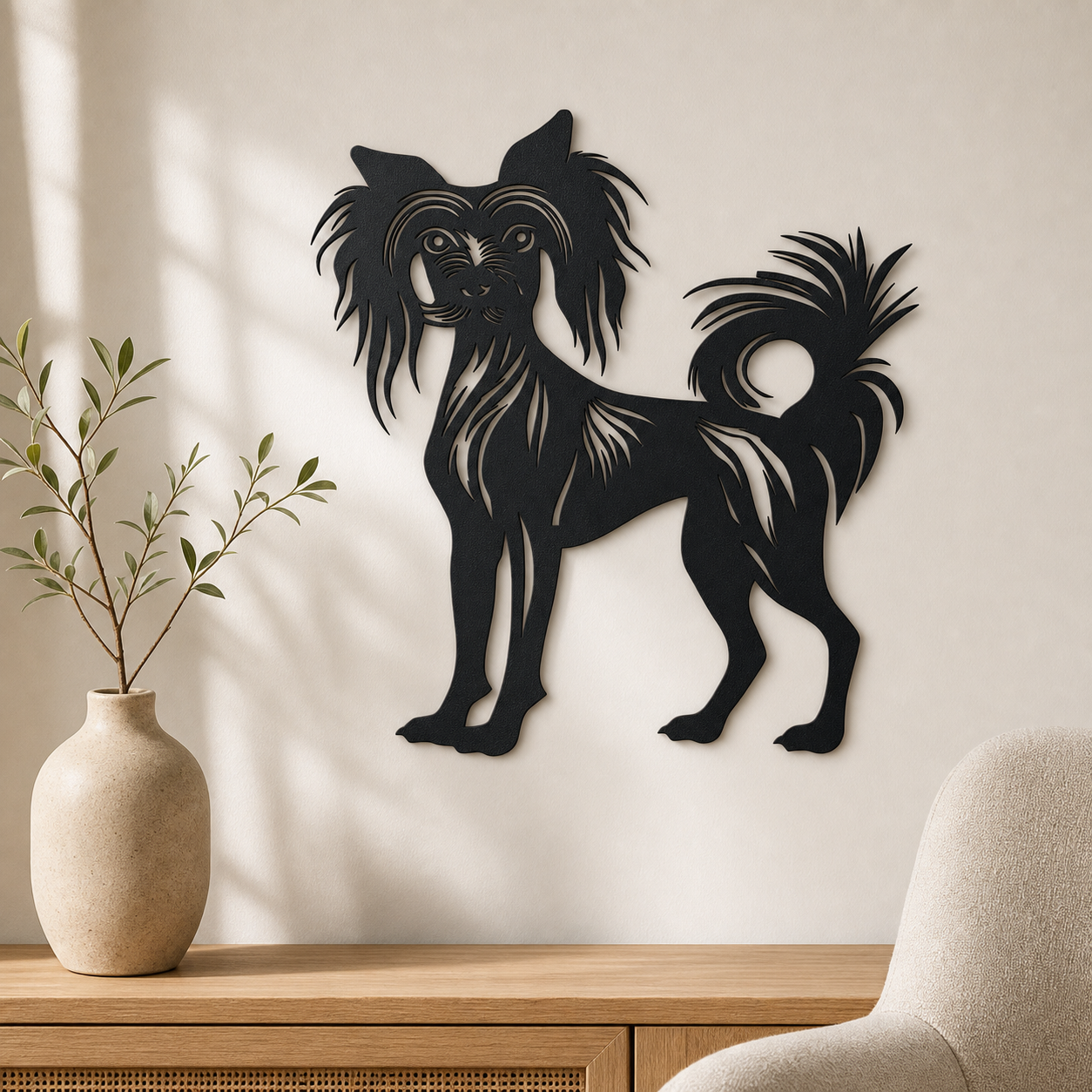 Chinese Crested Dog Wall Art