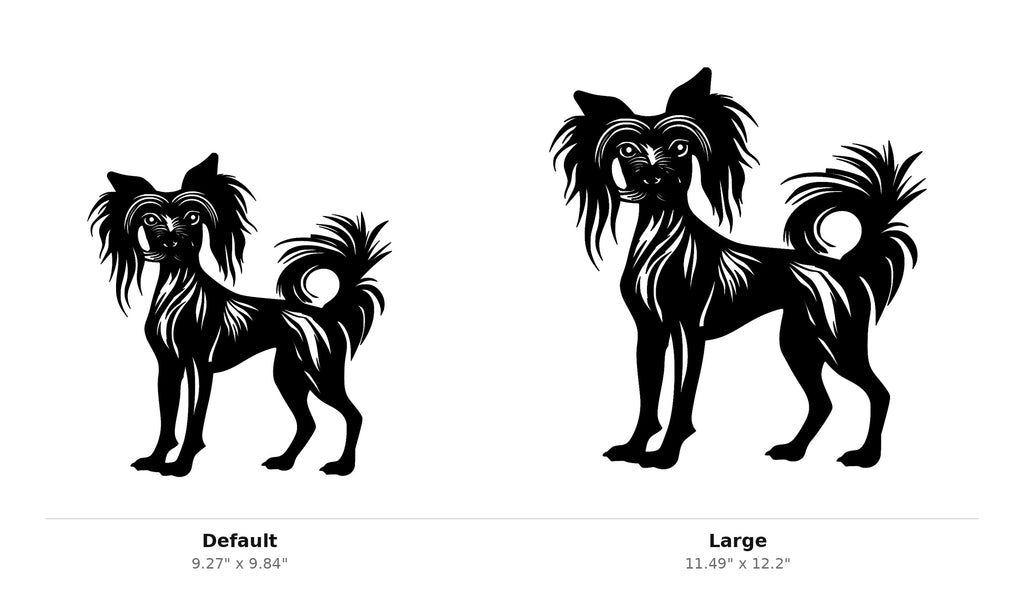 Chinese Crested Dog Wall Art