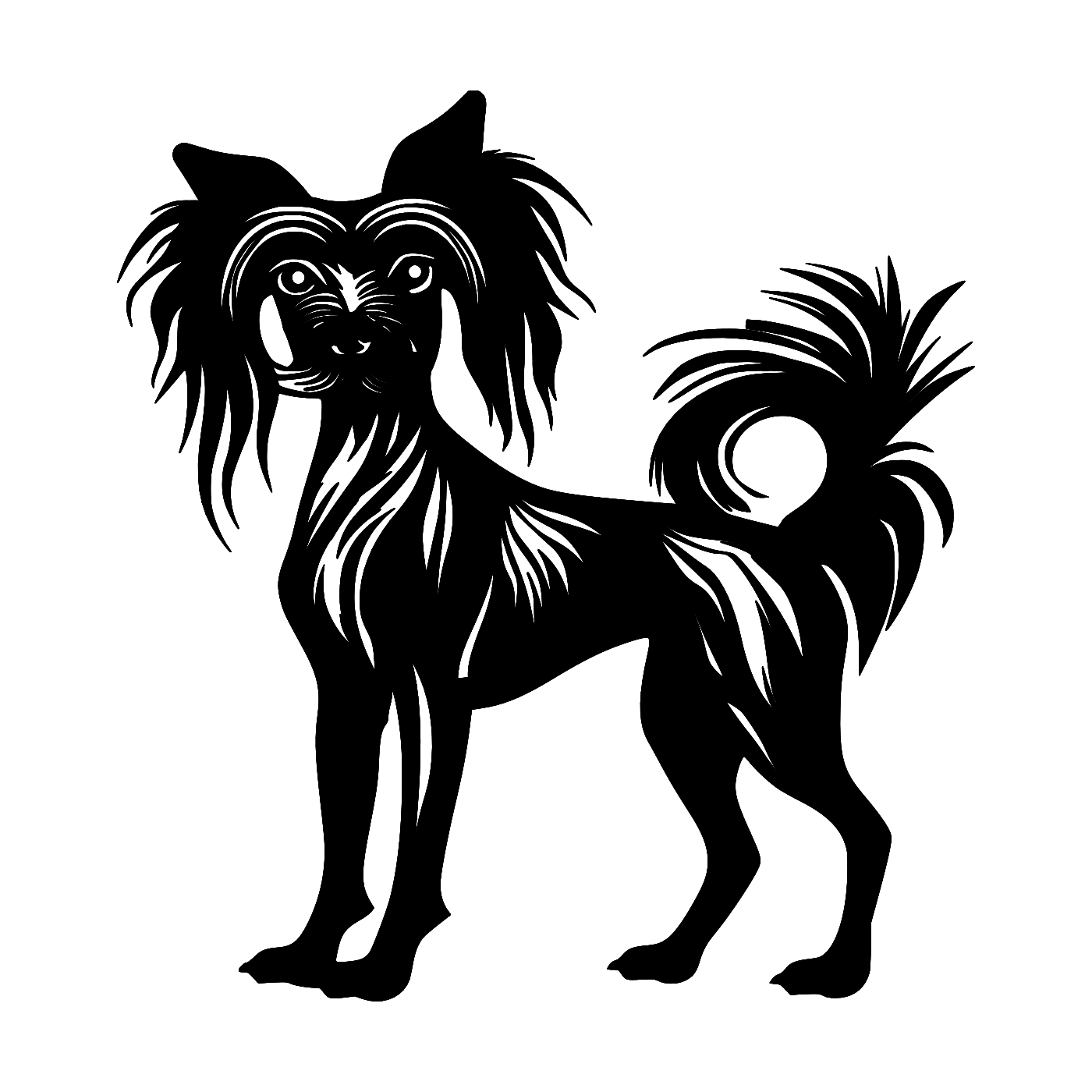 Chinese Crested Dog Wall Art