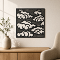 Clouds Wall Art — Japanese Wave & Cloud Panel | 2 Sizes